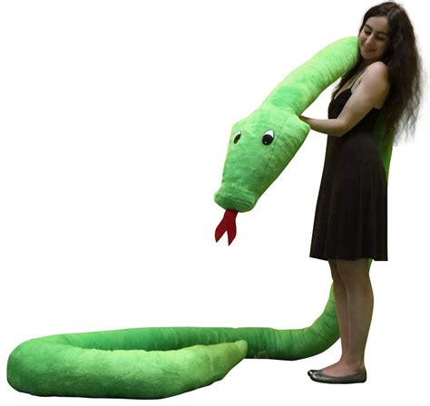 huge plush snake|large snake stuffed animal.